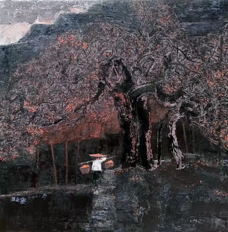 中国美协会员贵州吴定鎏老师油画作品