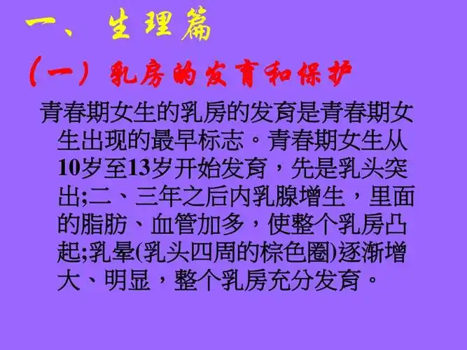 《初中女生的青春期教育》专题课件