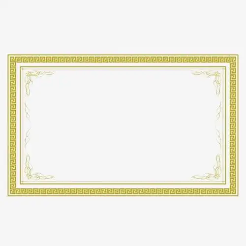 长方形边框
