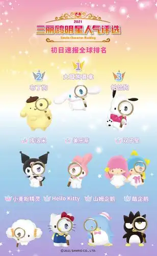 2021三丽鸥角色大赏结果公布