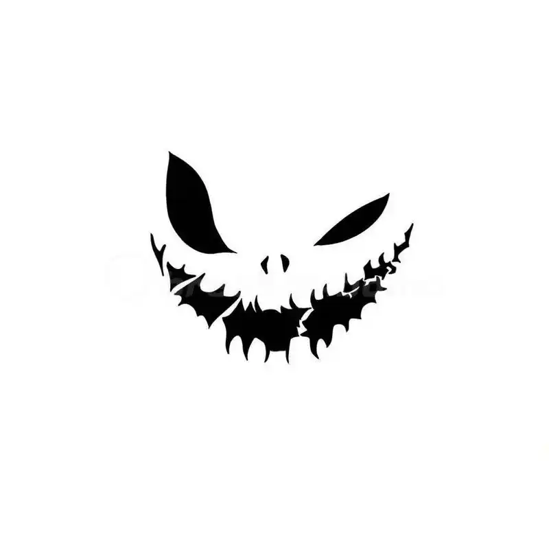 邪恶笑脸纹身|小丑笑脸纹身(②) 第二版小丑笑脸纹身手稿|男女都适合