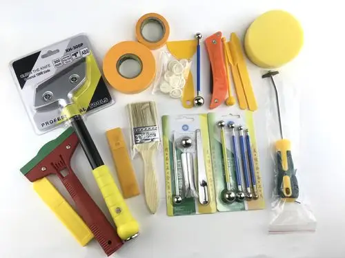 美缝工具套装 不锈钢阴阳角套装 压缝球 清缝锥 勾缝刀 清缝牙缝