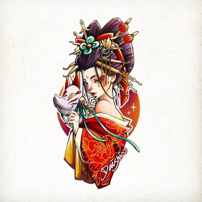 卡通纹身 #纹身手稿 #纹身图案手稿 - 抖音