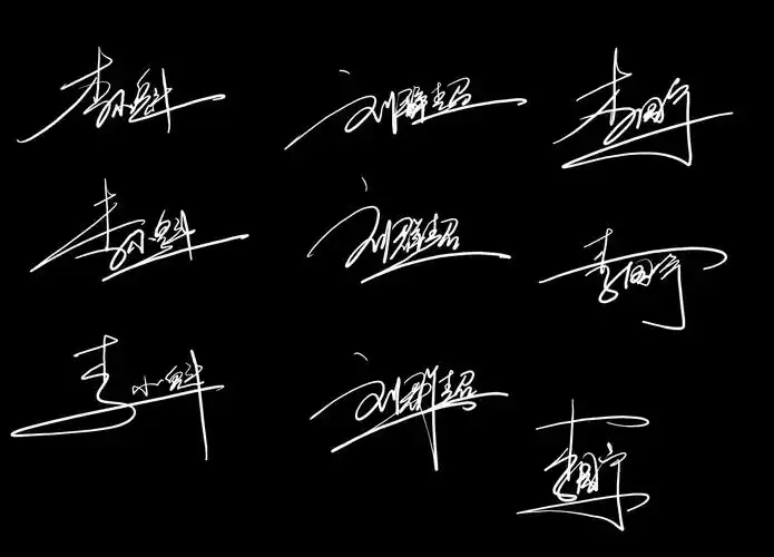 在线签名设计免费版麻烦会的帮忙设计个签名:李小魁 刘群超 李国宁