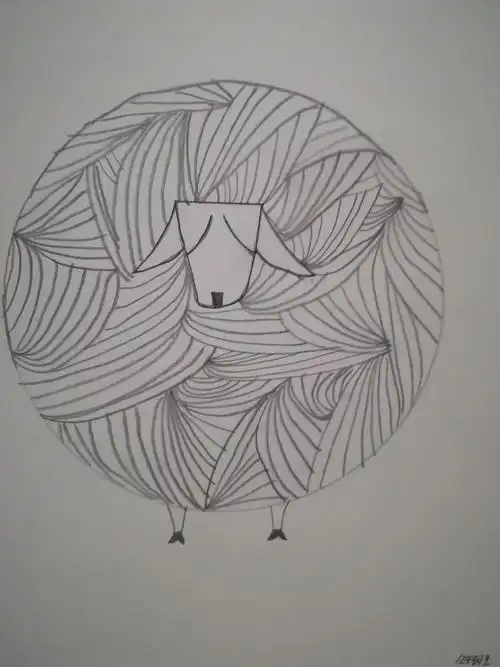 《线条的艺术表现力》 学生作品欣赏