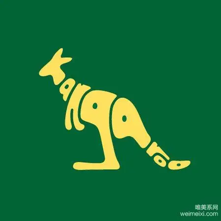 由字母变形组成的动物图案 word animals