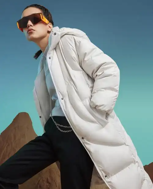 特步羽绒服女款2021冬季新款鸭绒运动保暖外套运动羽绒服