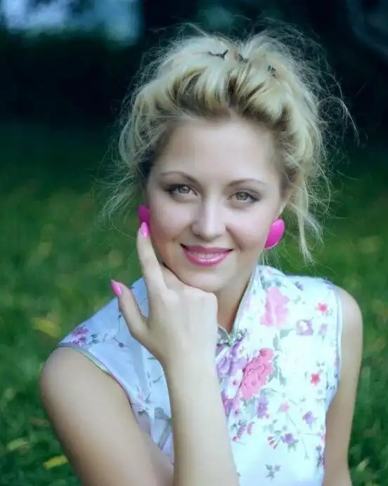 图为俄罗斯美女.