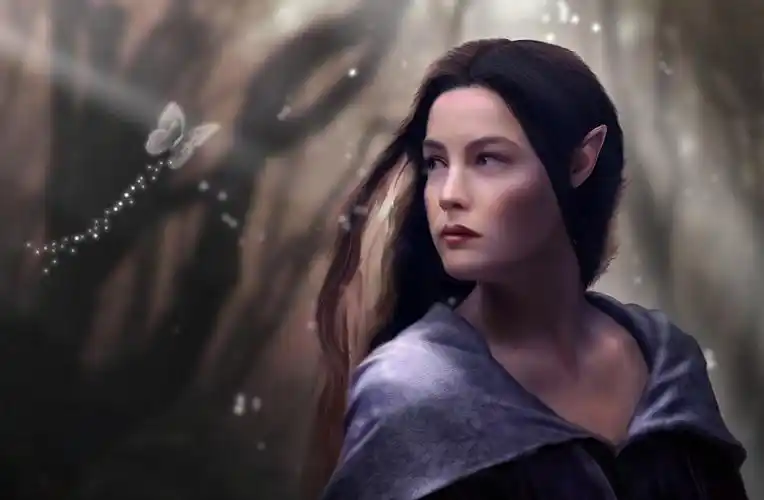 精灵公主亚玟鼠绘