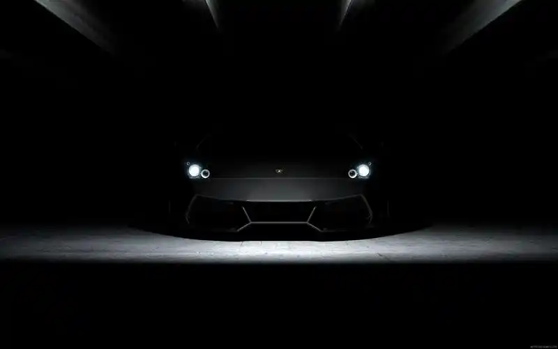 黑色兰博基尼aventador壁纸高清原图查看