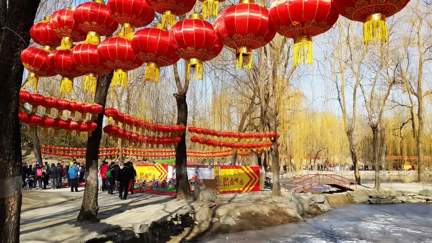 2015羊年春节 圆明园逛庙会