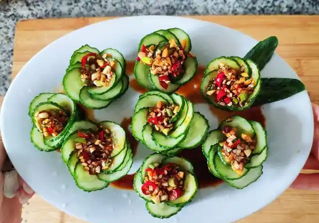 原创黄瓜的高颜值吃法 不看后悔 瞬间高大上