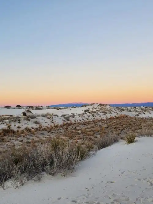 新墨西哥州世界最大的白色沙漠
