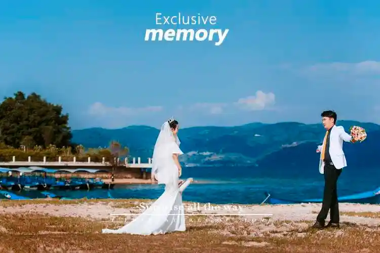 情绪摄影师的婚纱摄影作品《背影》