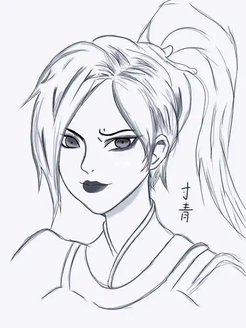 青蛇劫起手绘临摹