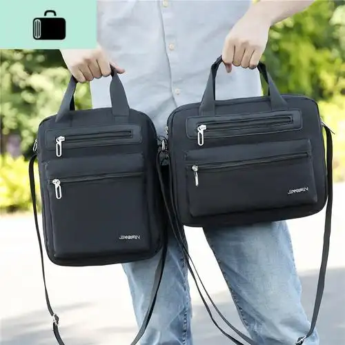 男包牛津布单肩包男斜挎包休闲帆布包男士包包背包手提商务公文包new