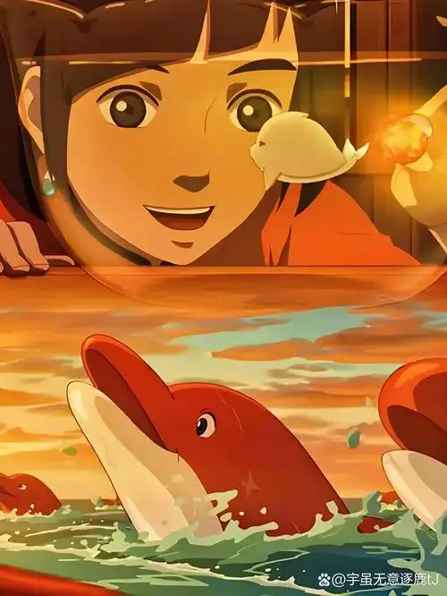 《大鱼海棠》是一部中国动画电影,由梁旋和张春两位导演共同创作.