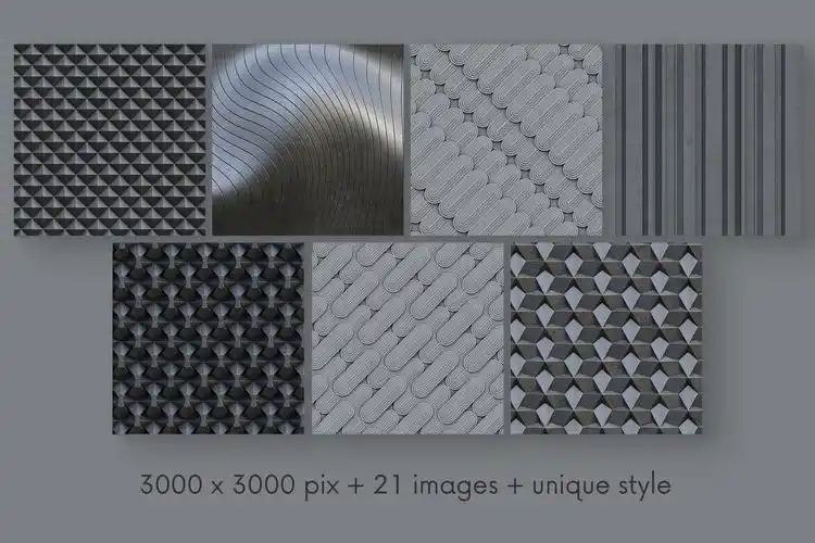 21个新颖金属质感纹理海报设计背景图片素材decorativebackgrounds–