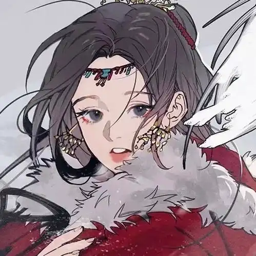 桃浪初十从-漫星-转采于2021-01-15 08:10:06动漫头像 女头 古风不