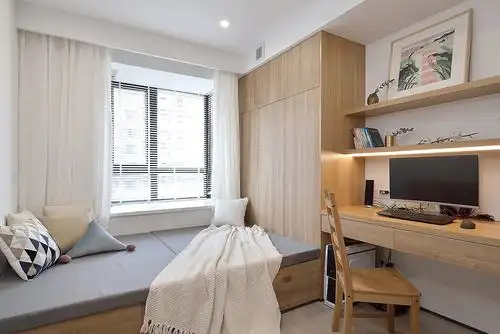 简约二居室空间书房设计图