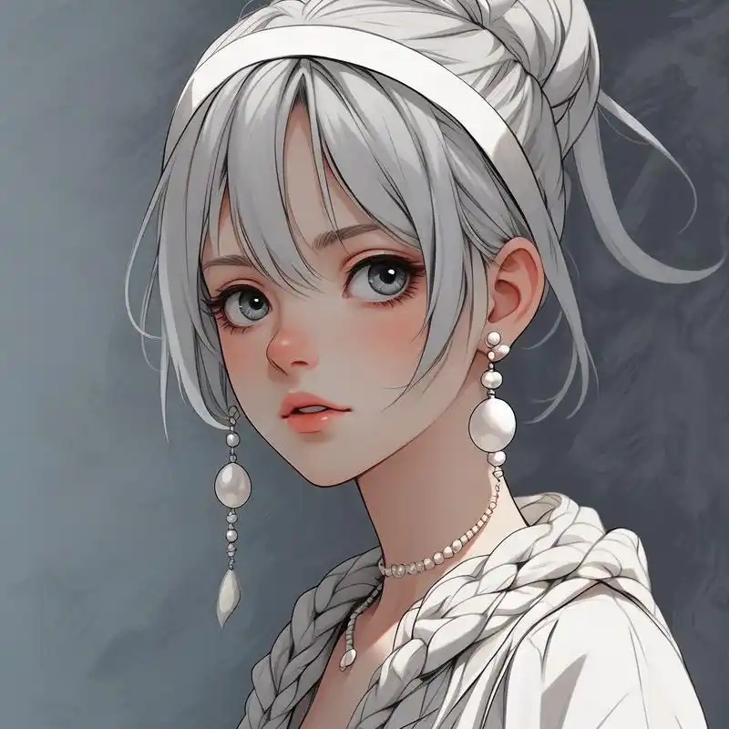 78精选头像|灰白漫画风女孩9799 今天为大家带来一组灰白色调的