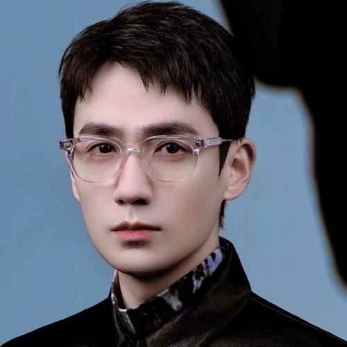 朱一龙同款透明眼镜框gm黑色方框眼睛架女大脸显瘦可配近视度数潮