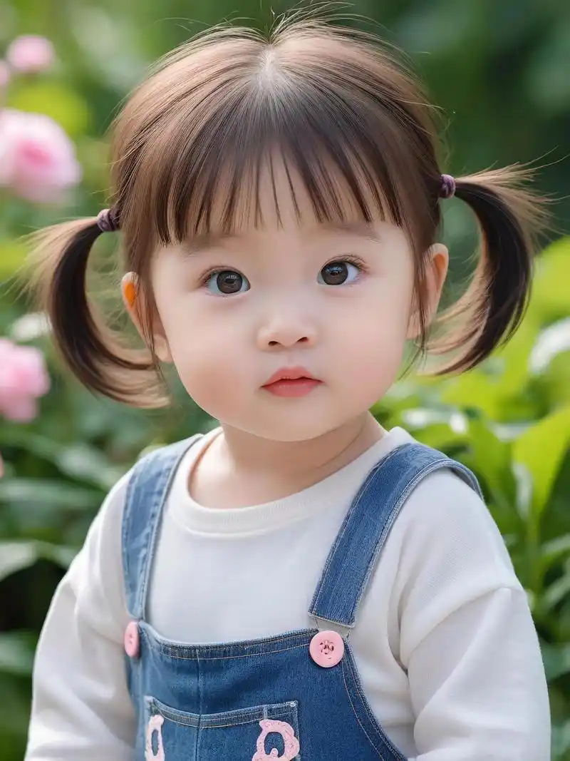 怎么会有这么可爱的小女孩