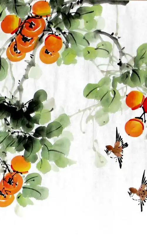 赵新国画四尺花鸟柿子《事事如玉》◆◆0884,拍品信息,网上拍卖,拍卖