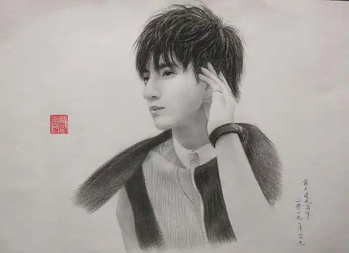 素描画薛之谦by兔子凌风