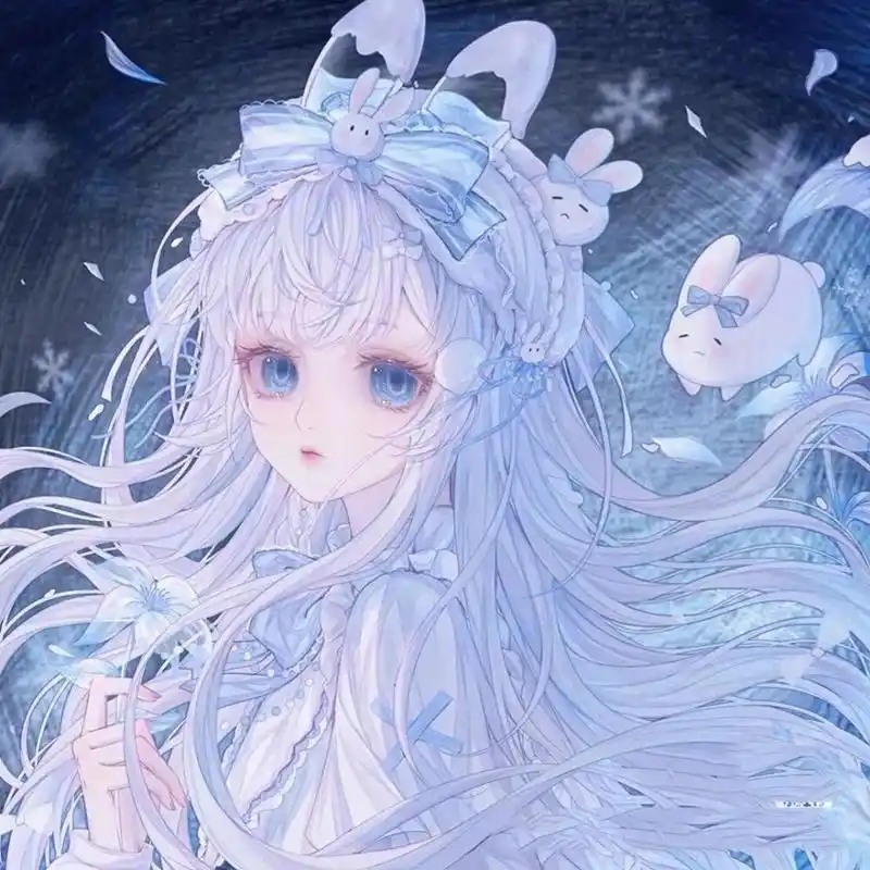 蓝紫色系的闺蜜头像 喜欢就拿走吧