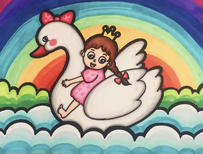 美乐棋小空中课堂微课程二年级美术——儿童画"疯狂过山车"