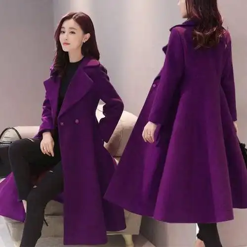 这几款紫色大衣让你轻松赚足回头率!