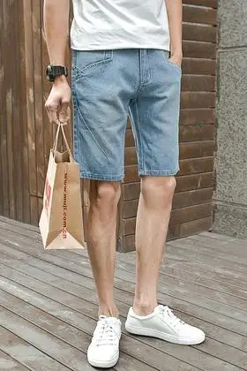 牛仔短裤男夏天搭配