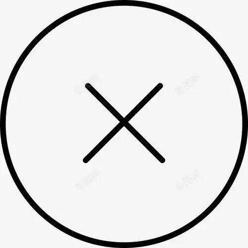 海报叉号平面电商创意素材