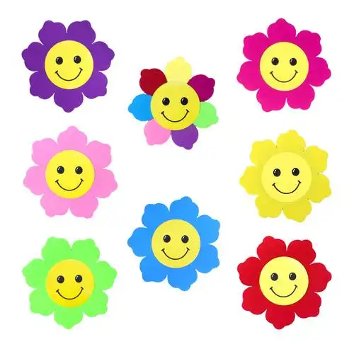 运动会开幕入场道具创意太阳花幼儿园跳舞七彩笑脸更多舞蹈配饰