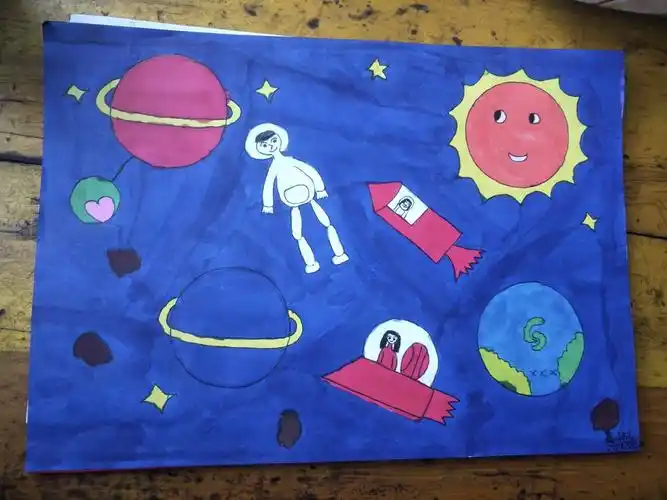 涞源县燕赵小学高年级美术彩色的梦