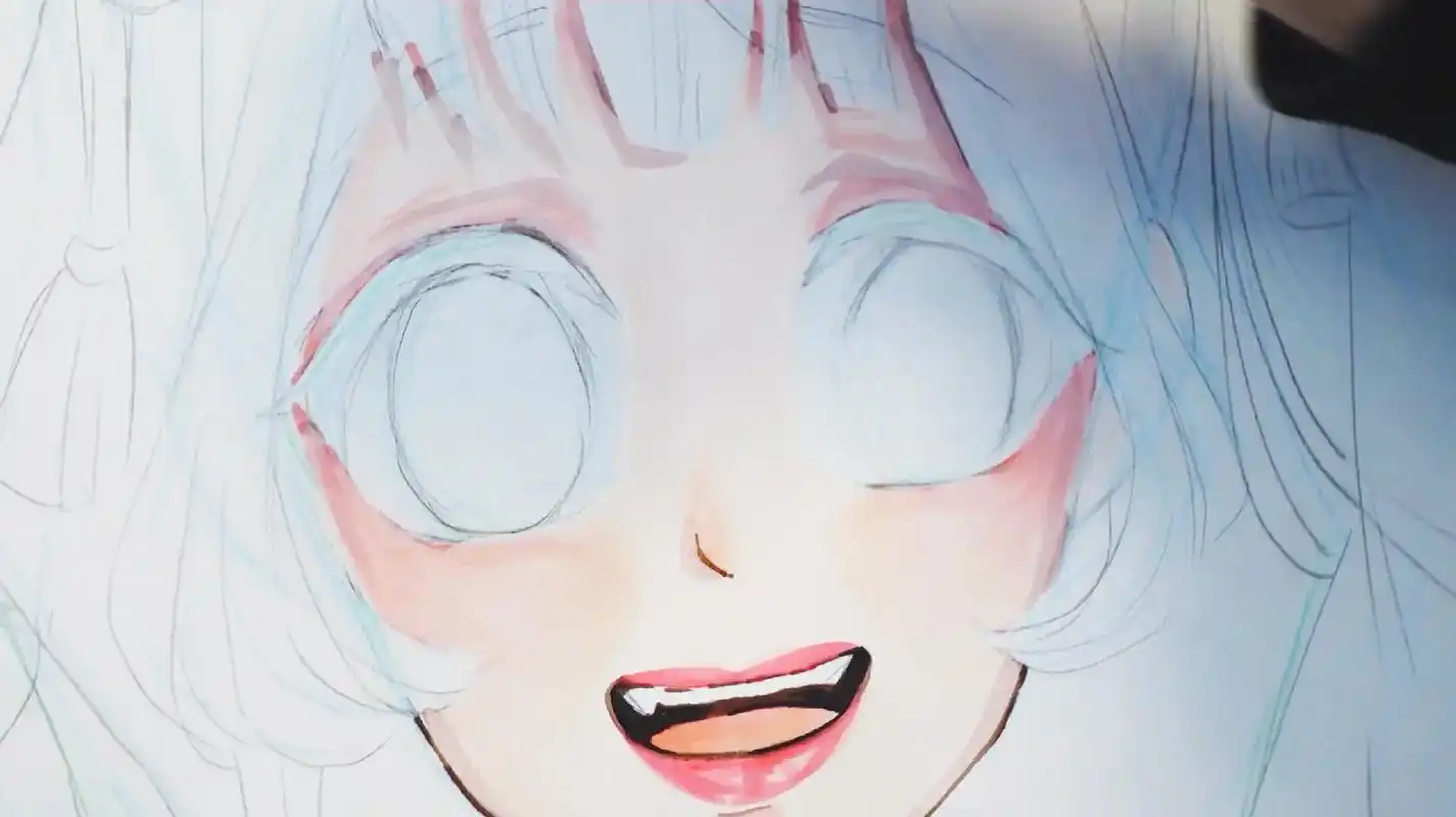 抖音图文来了 #动漫人物绘画 眼睛的绘画步骤@动漫辛大仙  - 兑音