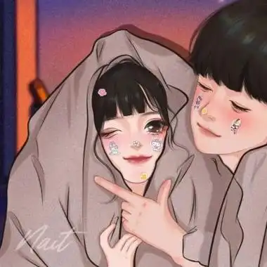 手绘系列情头又来啦!超美哦~_情侣头像_我要个性网