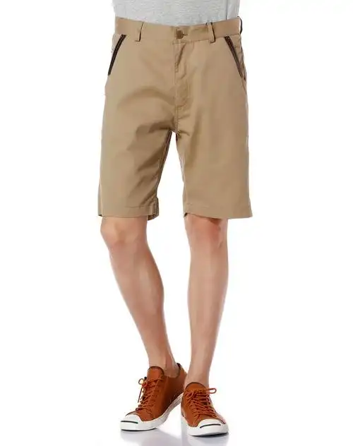 男卡其色休闲短裤 户外商旅
