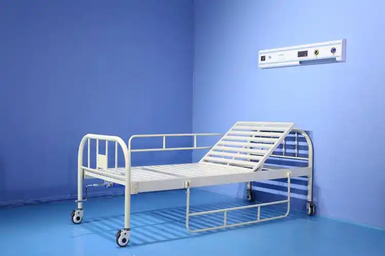 厂家直销普通全喷塑单摇病床多功能医用床简易单摇床护理床