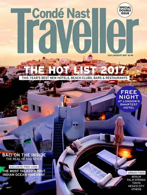 旅游杂志condenasttraveller封面设计