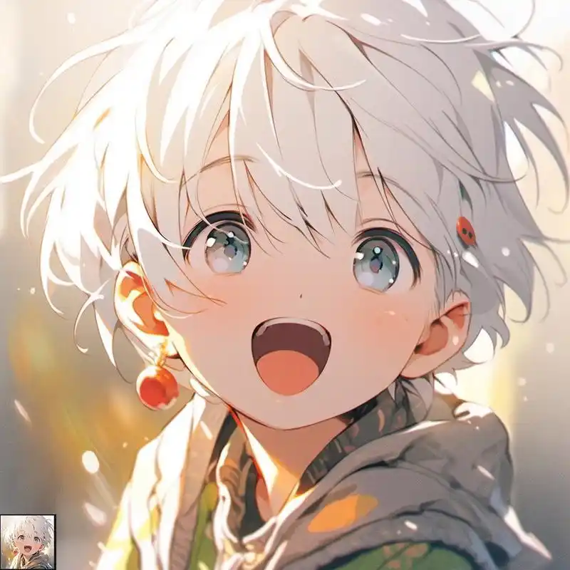 可爱加倍|激萌小男生动漫头像 #浪漫生活的记录者# #可爱头像# #mid