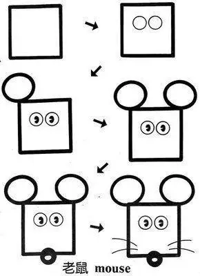 图形组合简笔画图形组合简笔画幼儿园