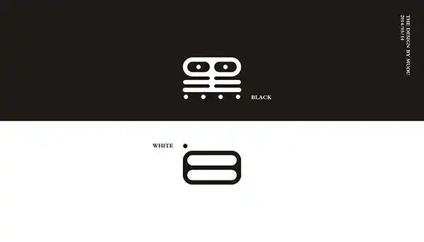 查看《《黑白色》字体设计》原图,原图尺寸:600x342