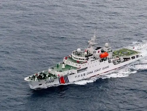 中国海警舰船编队今日在中国钓鱼岛领海巡航
