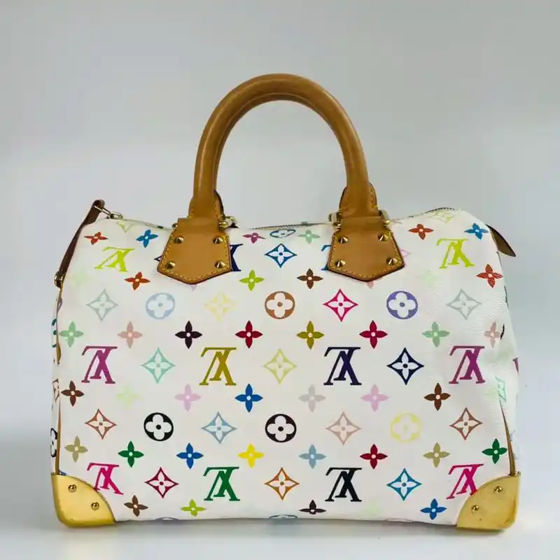 lv路易威登 95新 老花白三彩spee.lv路易威登 95 - 抖音