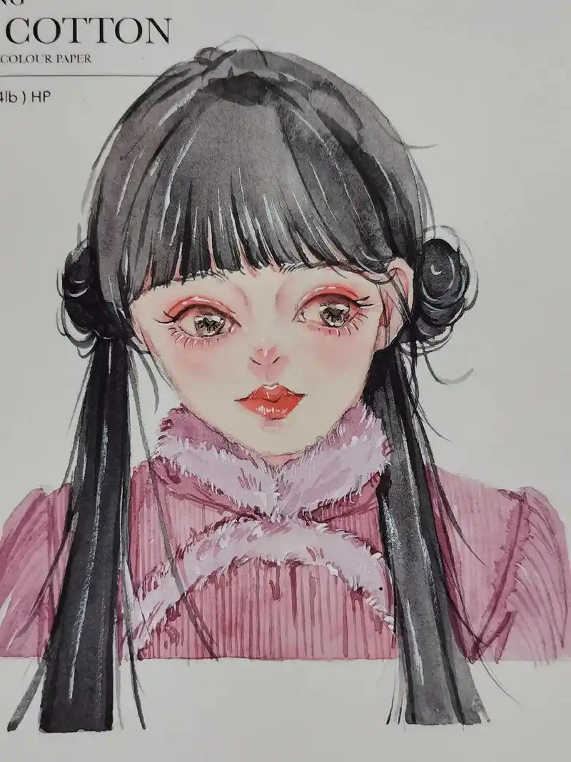 绘画/67 这个楚楚可怜的样子让人又心疼又喜爱#古风女生头像 - 抖音