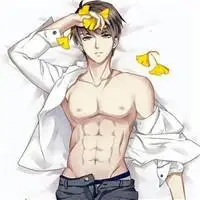 半裸腹肌男漫画微信头像性感腹肌男撩衣服头像点击鼠标右键下载