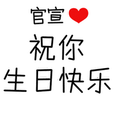 祝您生日快乐聊天动态表情图