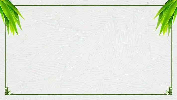绿色简约纹理背景ppt边框背景图片 - 第一ppt